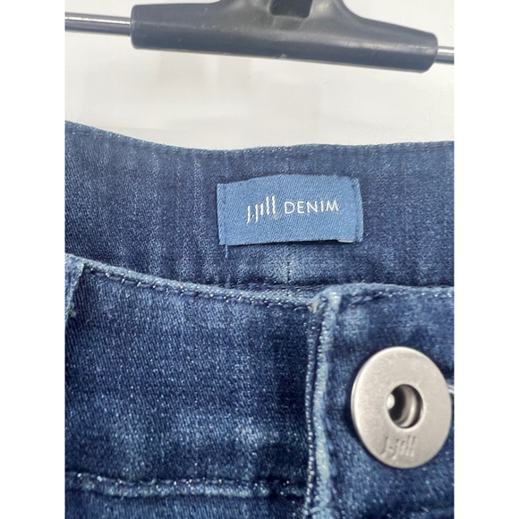 J Jill High Rise Denim Leggings Marin Wash Womens‎ Size 6 Blue New - Picture 4 of 8